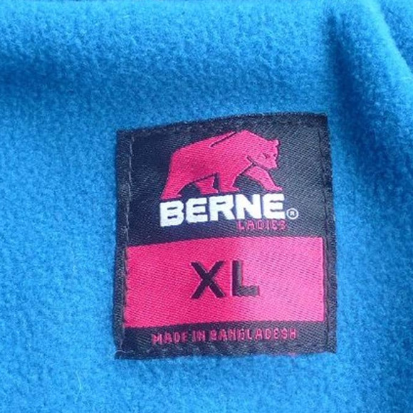 Berne Women's Quilted Vest XL Blue 16-18 - Picture 2 of 6